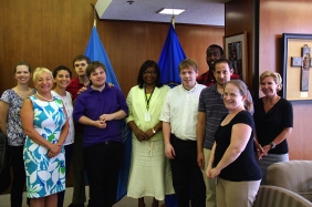 PAHO provides workplace experience for students with autism