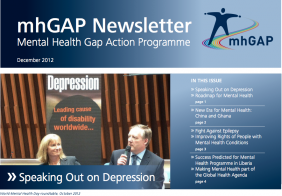 Gulbenkian Platform on the mhGAP Newsletter.