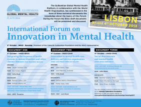 International Forum on Innovation in Mental Health